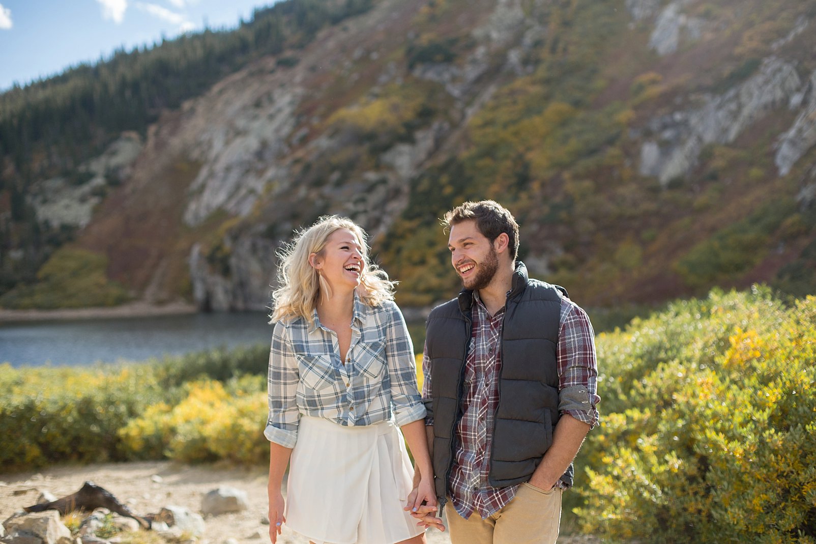 st mary's glacier colorado engagement session