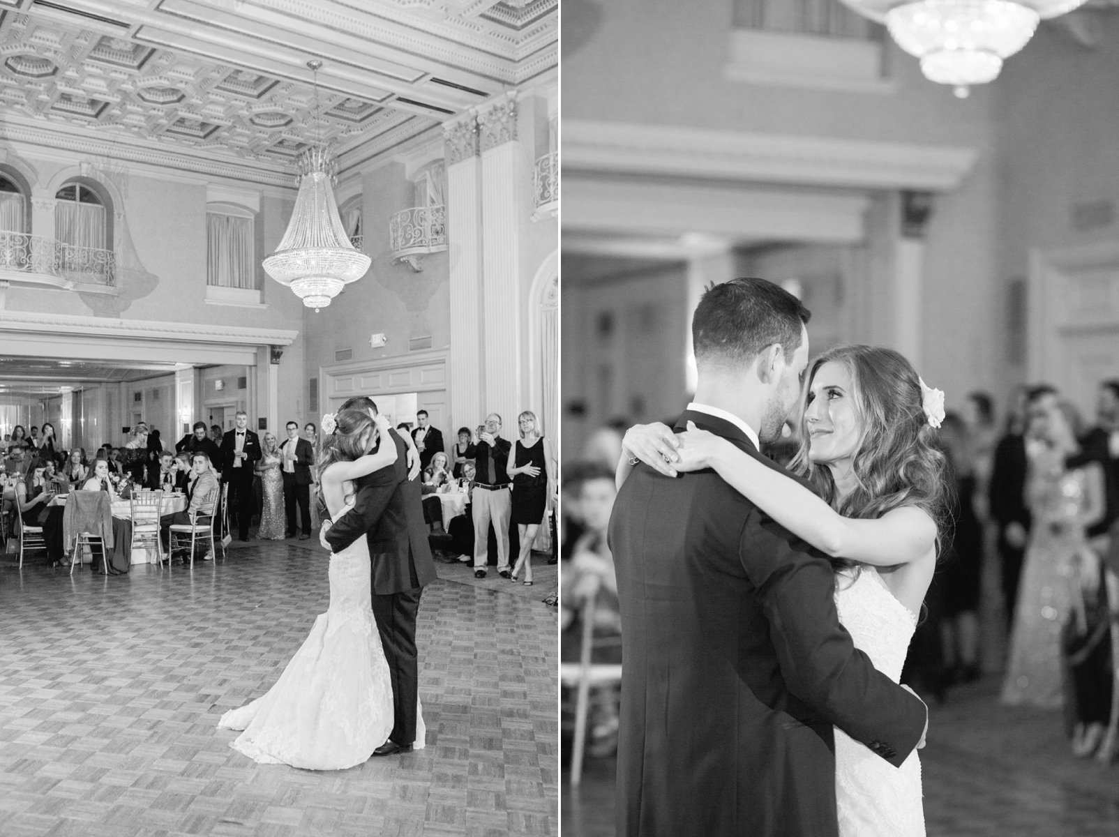 bride and groom first dance milwaukee athletic club