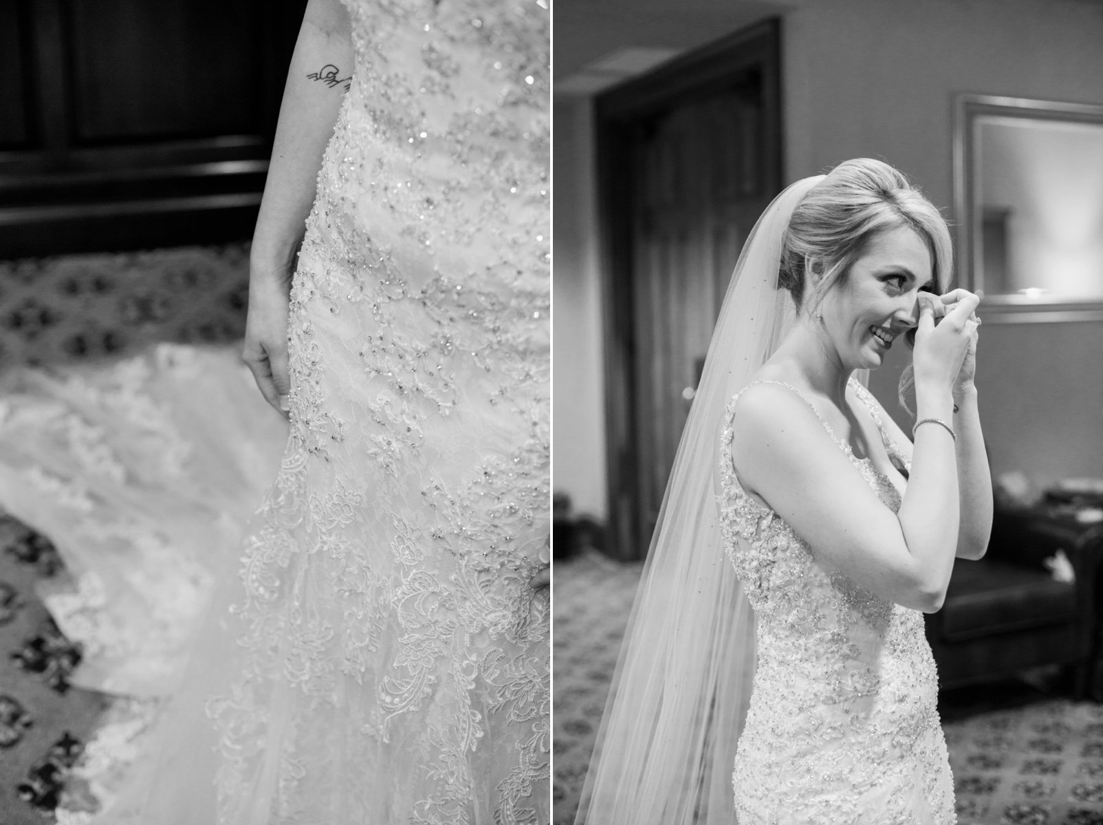 bride getting ready photographed by colorado wedding photographer